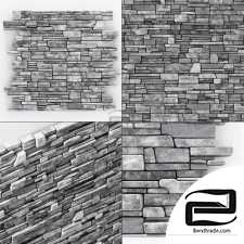 Stone clinker wall 57