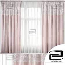 Curtains with lace