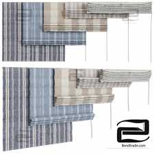 Roman curtain striped