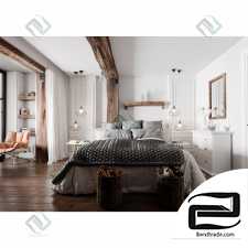 Bedroom Suite 3D Model id 793