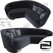 Minotti Jacques Curved Sofas