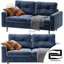 Sofas Deans Mini Velvet Blue