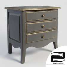 GRAMERCY HOME - MORNING BEDSIDE TABLE 701.005-DGWG