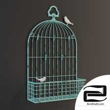 GRAMERCY HOME - METAL BIRDCAGE CARD 1/0248