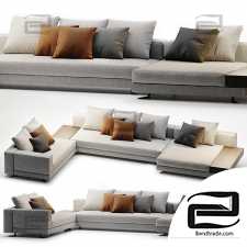 Minotti White Sofas