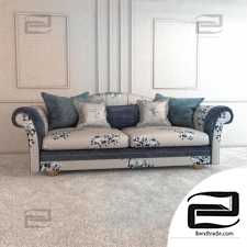 Sofas with velveteen