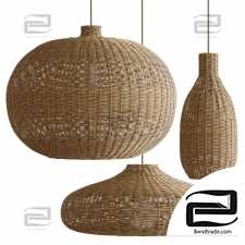 Hanging Lamp Wicker