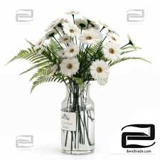 Bouquet with daisies