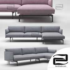 Sofas Muuto outline chaise longue