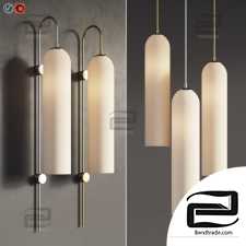 Flot Wall Sconce and Pendant Set Articololighting