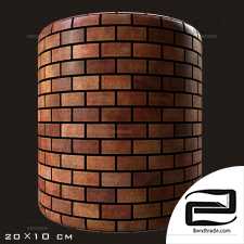 red rustic american brick 04