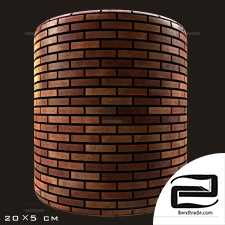 red rustic american brick 04