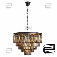 Luxe Amerikaanse Crystal Retro Grote Hanger Lamp