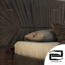 Drape Bed by Bartoli Design