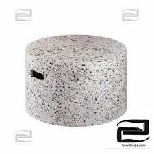 Jenell Terrazzo La Forma Coffee Table In Four Versions