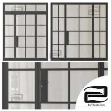 Modern entrance doors