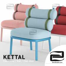 Kettal Roll Club Chairs