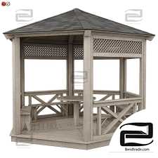 Garden Gazebo made of wood