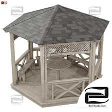 Garden Gazebo made of wood