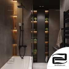 Bathroom Italon 3d scene interior