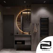 Bathroom Italon 3d scene interior