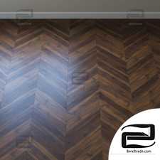 Laminate Parquet Floor haro 90 90 walnut Romano