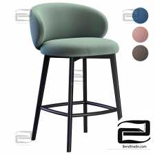 Tuka Wood Cb Bar Stool