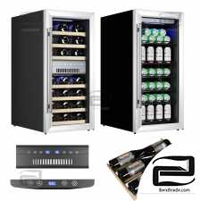 Phiestina wine cooler fridge set