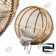 Rattan Cocoon Cox&Cox Chairs