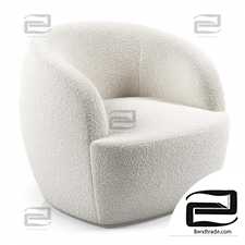 Gwyneth ivory boucle chairs