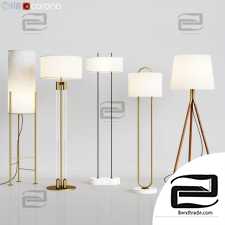 CB2 - 5 Floor Lamps Set 1