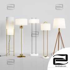 CB2 - 5 Floor Lamps Set 1