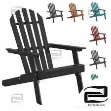 Zeda Adirondack style chair made of acacia