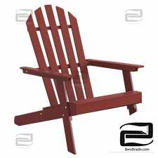 Zeda Adirondack style chair made of acacia