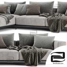 Flexform Ettore Chaise Longue Sofa 2