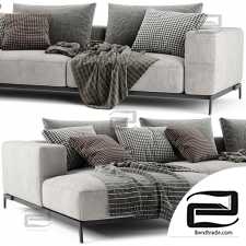 Flexform Ettore Chaise Longue Sofa 2