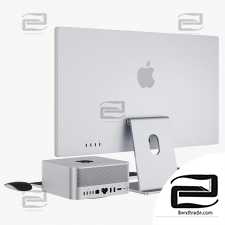 Apple Studio Display and Mac studio full set