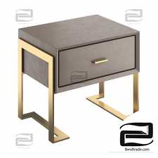 Light luxury bedside table