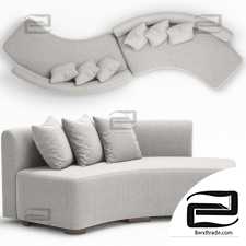 Adriana Hoyos Galapagos Curved Sofa 300