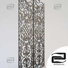 Forged gate grating