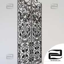 Forged gate grating