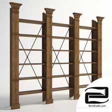 GRAMERCY HOME - XAVIER TRIPLE BOOKSHELF 502.007L