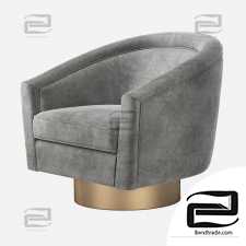 Eichholtz Catene Swivel Barrel Chairs