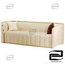 Modern Faux Leather sofa