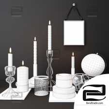 candle deco set