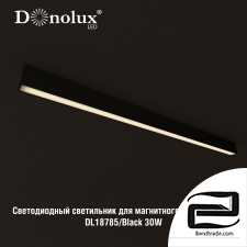 DL18785_Black 30W lamp for magnetic busbar