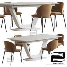 Alicante table and chair, Princeton Boconcept