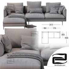 1333 Flamingo Zanotta Sofa