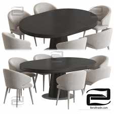 Granada table and chair, Cardinale BoConcept