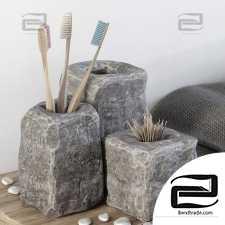 Batroom decor stone soap n2 / Bathroom bathroom decor